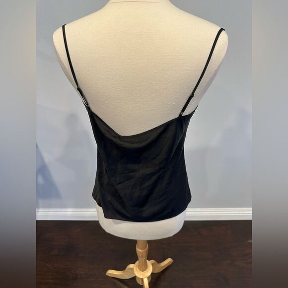 NWT Elie Tahari Black Camisole Tank Top (Size Medium) - Picture 2 of 5